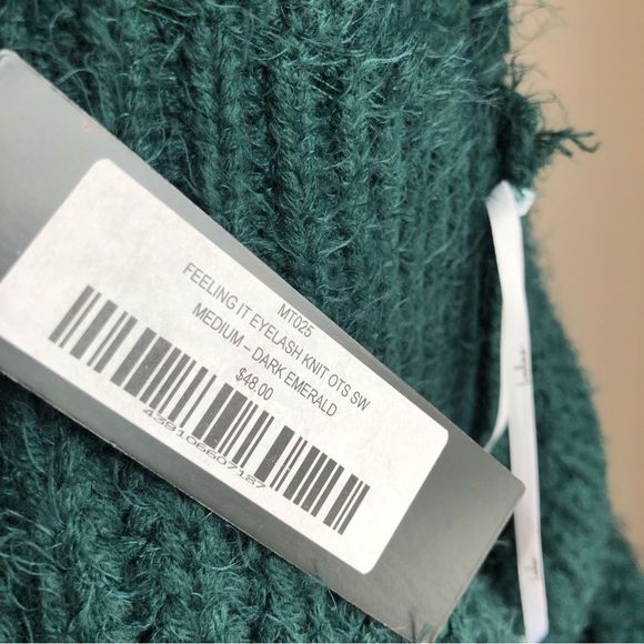 Lulu's Teal Fuzzy Sweater - Picture 8 of 11